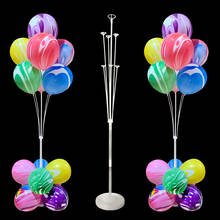 Festa de aniversário balão suporte coluna ágata globos decorações da festa de aniversário adulto chá de fraldas decoração de casamento 2024 - compre barato