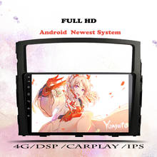 2.5D 2Din Android 10.0 GO car dvd Multimedia player GPS for Mitsubishi Pajero V97 2006-2014 Radio navigation Radio BT WiFi 2024 - buy cheap