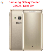 Samsung-teléfono inteligente Galaxy Folder G1600, móvil con doble Sim, 1,5 GB de RAM, 8GB de ROM, Quad Core, 8MP, 3,8 pulgadas, 4G LTE, Original 2024 - compra barato