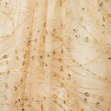 Свадебное платье с открытыми плечами, блестящее Золотое свадебное платье с блестками, элегантное милое длинное платье размера плюс, Vestido De Novia 31333 2024 - купить недорого