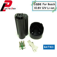 BAT411 For Bosch 10.8V 12V  Battery Plastic Case (no battery cell ) PCB Circuit Board BAT411 Shell Box Li-ion Battery Case 2024 - buy cheap