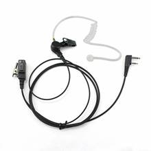 New 2 -Wire Surveillance Earpiece For Icom Ic -F1000d Ic -F2000d Ic -F43 Portable Radio 2024 - buy cheap