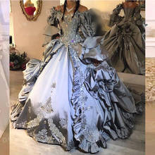 Fantasy Princess Gothic Quinceanera Dresses with Long Sleeves Off the Shoulder Lace Hallowmas Prom Party Gown vestidos de 15 año 2024 - buy cheap