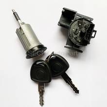 Зажигательный переключатель, баррель, замок с 2 ключами для Opel Ascona C Vauxhall Corsa, зажигательный замок для 0913694 + 09115863 2024 - купить недорого
