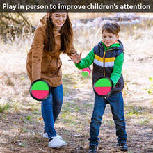 Bola pegajosa de brinquedo para crianças, conjunto de brinquedos interativos para atividades ao ar livre, jogar e pegar pais e filhos 2024 - compre barato