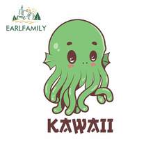 Earlfamily 13cm x 8.2cm para cthulhu kawaii polvo geladeira anime computador portátil dos desenhos animados decalque tronco pára-brisa adesivos de carro 2024 - compre barato