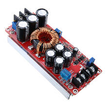 1pc Adjustable DC-DC 20A Boost Converter Power Module 1200W Step-Up Voltmeter Power Supply Module Amplifiers Accessories 2024 - buy cheap