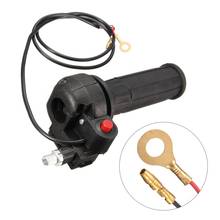 Mayitr 1pc 47cc 49cc Motorcycle Scooter Dirt Bike Twist Throttle Grip Stop Kill Switch + Cable 2 Wires For 22mm Diameter Handleb 2024 - buy cheap