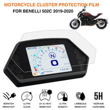 Instrumento da motocicleta velocímetro cluster scratch proteção filme painel protetor de tela adesivo para benelli 502c 2019-2020 2024 - compre barato