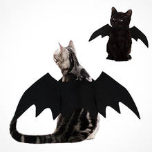 Luxury Halloween Pet Dog Costumes Bat Wings Vampire Black Cute Fancy Dress Up Halloween Pet Dog Cat Costume 2024 - buy cheap