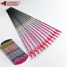 6/12pcs Carbon Arrow Spine300 340 500 Arrow Accessories Compound Recurve Bow Hunting Archery Target 2024 - buy cheap