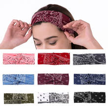 Tiara feminina, faixa de cabelo tipo argola, turbante largo 2024 - compre barato