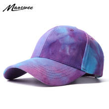 Snapback Baseball Cap Solid Color Tie-dyed For Woman Men Caps Unisex High Quality Hip Hop Hats Fashion Outdoor Adjustable Hat 2024 - buy cheap