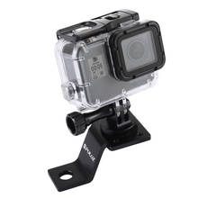 Алюминиевый Сплав мотоцикл фиксированный держатель крепление для GoPro Hero 8 7 6 5 4 Yi 4K Eken H9r Sjcam Sj8 M10 аксессуары для экшн-камеры 2024 - купить недорого
