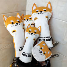 Little Dog Golf Complete Set Headcovers Driver Fairway Woods Hybrid Putter PU Golf Clubs Covers For Man Women 2024 - buy cheap