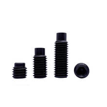 3pcs M14 Allen convex end tightly set screws hex socket grups screw precision grup bolt alloy steel black color 14mm-30mm long 2024 - buy cheap