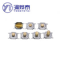 YYT 20PCS Copper head waterproof button tact switch 4*4 1.5 1.7 2.0 2.5 3 3.5 4.3 4.5mm patch button 2024 - buy cheap