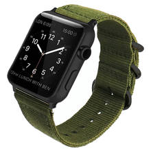 Correia de nylon, pulseira de nylon para apple watch band 44mm 40mm iwatch band 38mm 42mm, bracelete esporte arco-íris, apple watch series 6 se 5 4 3 2024 - compre barato