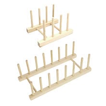 Wood Thread Stand Rack Holds Organizer Free Standing 8/16 Spool Cone Embroidery Machine Sewing Storage Holder 2024 - buy cheap
