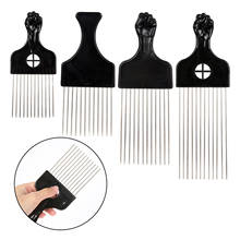 Afro American Comb Hairdressing Tool Detangle Wig Hair Styling for Home Use Metal Tool Hair Pick Hair Styling Special Design 2024 - buy cheap