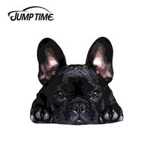 JumpTime 13 x 3.5cm For French Bulldog Black Puppy Dog Car Stickers Personality Refrigerator Windshield Decal Cartoon Decoration 2024 - buy cheap