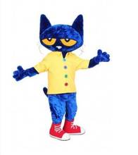Pete the Cat Mascot Costume mascotter cartoon fancy dress costume Halloween Fancy Dress Christmas Cosplay Party factory direct 2024 - buy cheap