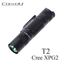 Convoy T2 AA Flashlight with Cree XPG2 Linterna LED 320lm Lantern 14500 Torch Mini Hand Flash Light Fishing Camping Tent Light 2024 - buy cheap