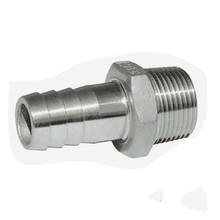 BSPT 1" DN25 20mm Barb Hosetail Male Thread Stainless Steel SS304 Pipe Connector Fittings For Water Gas Oil 2024 - buy cheap