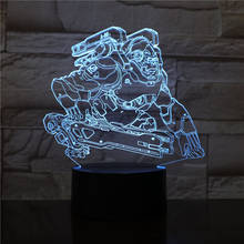 3d Led Night Light Game Overwatch Hero Gorilla WINSTON Figure Nightlight for Kids Bedroom Child Study Room Decoration OW 3D Lamp 2024 - buy cheap