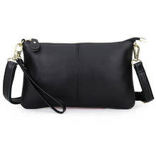 Bolso de hombro de cuero liso para mujer, bandolera informal con cremallera, bolso de viaje, 2021 2024 - compra barato