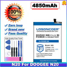 Losoncoer bateria de alta capacidade para doogee n20 4850 mah bateria para doogee n20 smartphones baterias + ferramentas gratuitas 2024 - compre barato