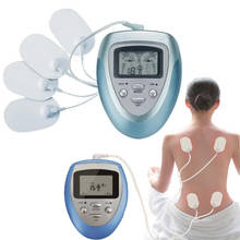 4 Pads TENS Body neck Massager back Electrical Vibrating Meridian Pulse Muscle Stimulator Pain Relief Physical Therapy Massage 2024 - buy cheap