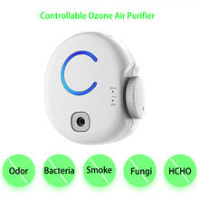 Portable Ozone Air Purifier 0-50mg/h Adjustable Ozone Deodorizer Pet House Restroom Smoke Bacterias Odor Eliminator 2024 - buy cheap