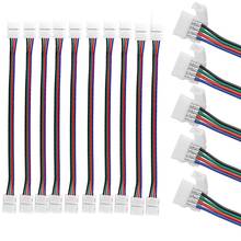 10mm 4 Pin led strip connector 5050 RGB RGBW LED Strip Light SM JST Male Female Connector Wire Cable 2024 - buy cheap