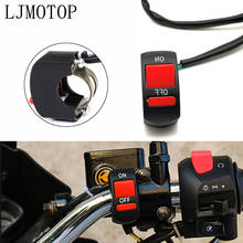 Universal Motorcycle Switches Handlebar Flameout Switch ON OFF Button For Kawasaki KX 65 85 125 250 250F 450F 100 2024 - buy cheap