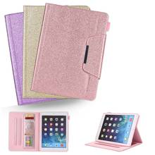 Shining Cover For iPad Air 2 Smart Case Pro 9.7 /Air1 Cover Leather Pencil Holder Fundas for 9.7 2018 Funda for iPad 5th 6th gen 2024 - buy cheap
