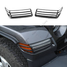 Car Wheel Eyebrow Lamp Light Shade Cover Guard Protect Decor for Jeep Wrangler JL Gladiator JT 2018+ Car Styling Accessories 2024 - buy cheap