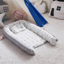 Newborn Baby Nest Bed Portable Crib Cotton Travel Bed Baby Nest with Pillow Cushion Soft Sleeping Basket YHM046 2024 - buy cheap