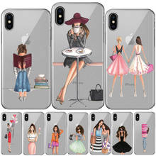 Moda Paris Menina Verão Pernas Classy TPU Soft Case Para iPhone Coque 11 Pro Max X XS Max XR 6S 6 7 8 Plus 5 5S SE Tampa Do Telefone 2024 - compre barato