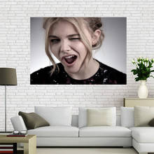 New arrival Custom Grace Moretz Canvas Painting Poster Home Decor Cloth Fabric Wall Art Poster for Living Room 2024 - buy cheap