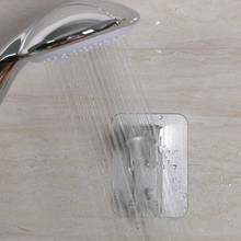 Soporte de cabezal de ducha de aluminio sin perforaciones, gancho de montaje en pared ajustable de 90 grados, reemplaza el estante de cabezal de ducha 2024 - compra barato