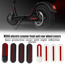 Cubo de roda de scooter, conveniente, noite, reflexão, peças de reposição para xiaomi m365, acessórios, capa de cubo de roda 2024 - compre barato