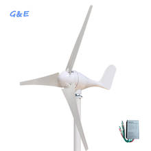Turbina aerogeneradora de 400W, 12V o 24VDC, 3 o 5 aspas, con controlador de viento a prueba de agua 2024 - compra barato