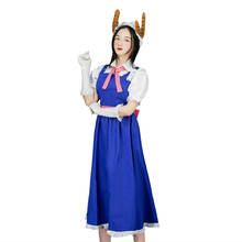 Miss Kobayashi's Dragon Maid Cosplay Costume Full Set Tohru Cosplay Kobayashi San Chi No Maid Dragon With Cos Dragon Headwear 2024 - buy cheap
