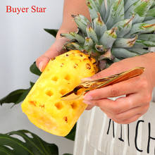 4PCS Stainless Steel Creative Pineapple Peeler Easy Pineapple Knife Cutter Corer Slicer Clip Fruit Salad Tools Kitchen Gadgets 2024 - buy cheap