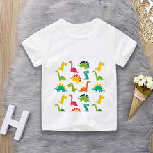 Summer Brand New Children T-shirt Animal Dinosau Boys/girl T-shirt Kids Short Sleeve T-shirts Casual Baby Tops Clothing 2024 - buy cheap