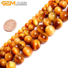 Gem-inside Natural Rondelle Spacer Tiger Eye Stone Beads For Jewelry Making Necklace 6-12mm DIY Loose 15inches 2024 - buy cheap