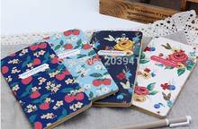 12pcs/lot NEW sweet vintage Garden Flower series Kraft paper Notebook retro DIY Diary fashion Gift notepads Wholesale 2024 - buy cheap