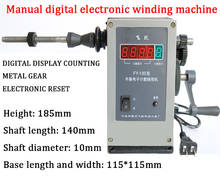 Electronic digital display Manual Winding Machine dual-purpose Hand Coil counting winding machine Winder 0-9999 Count Range Wind 2024 - buy cheap