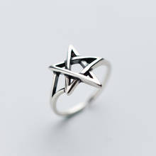 Anéis de estrela grande vintage boho para mulheres, aliança de casamento para homens e mulheres, 2020, joias boêmias femininas 2024 - compre barato